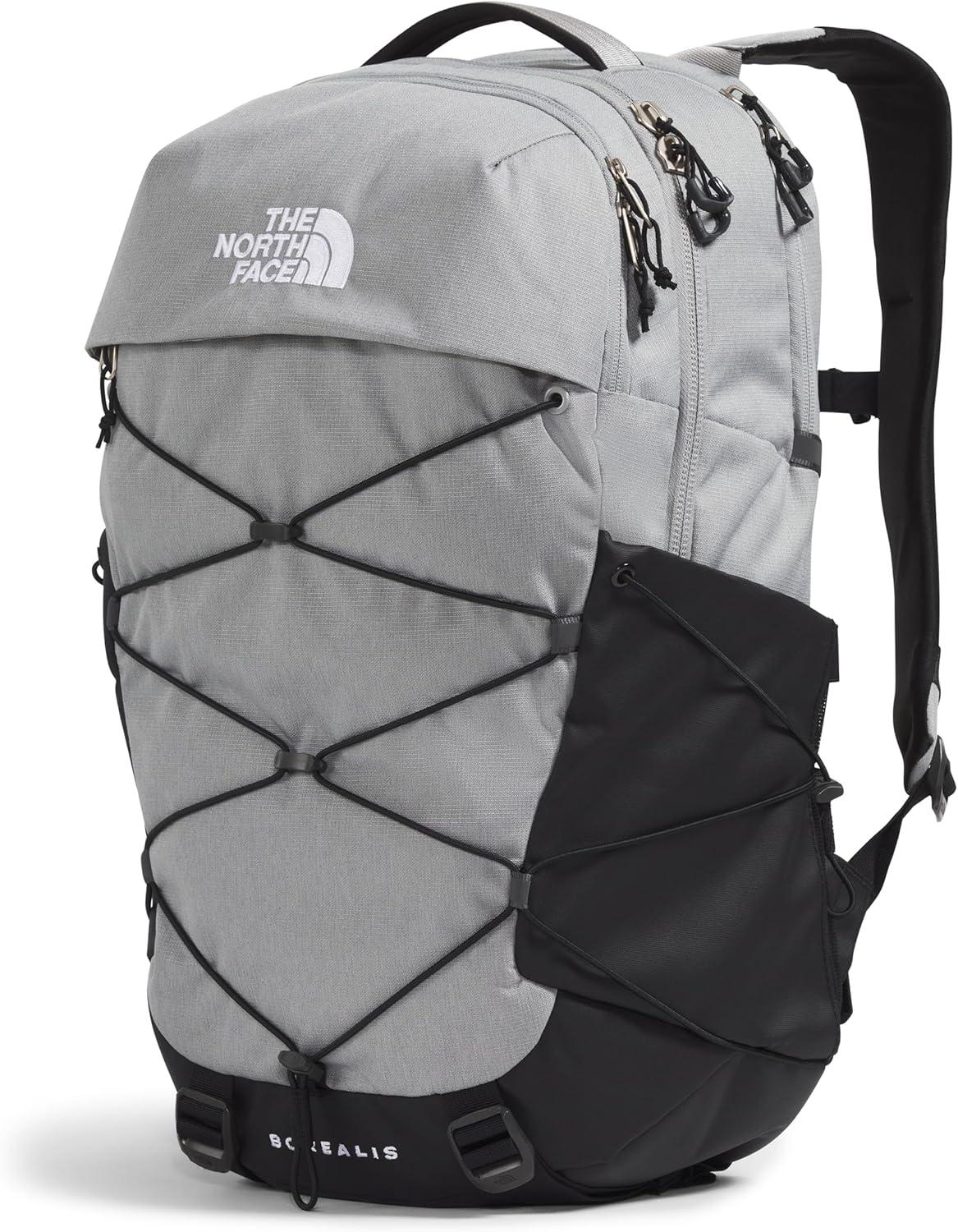 imageThe North Face Borealis Commuter Laptop Backpack Water Repellent Finish 16quot Laptop Sleeve Large Main Compartment for Everyday Carry GravelTNF BlackNPF One SizeMeld Grey Dark HeatherTnf Blacknpf
