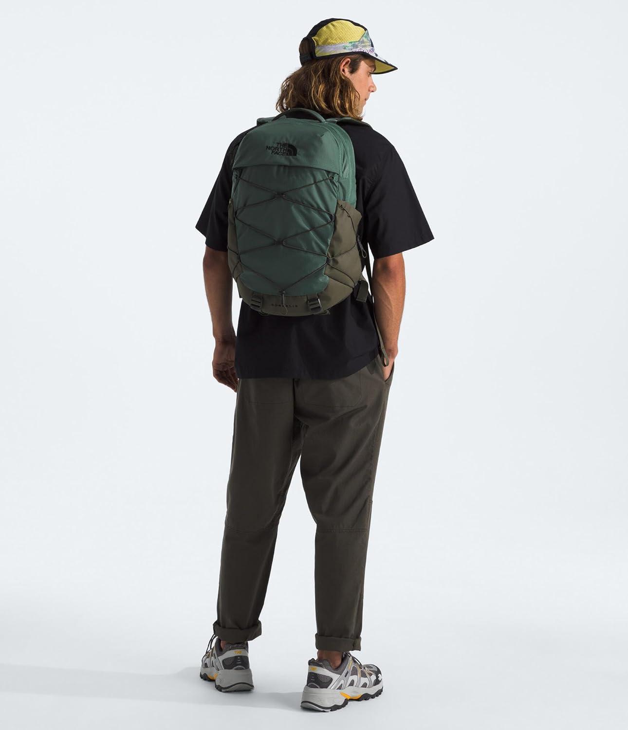 imageThe North Face Borealis Commuter Laptop Backpack Water Repellent Finish 16quot Laptop Sleeve Large Main Compartment for Everyday Carry GravelTNF BlackNPF One SizeDuck GreenNew Taupe Green