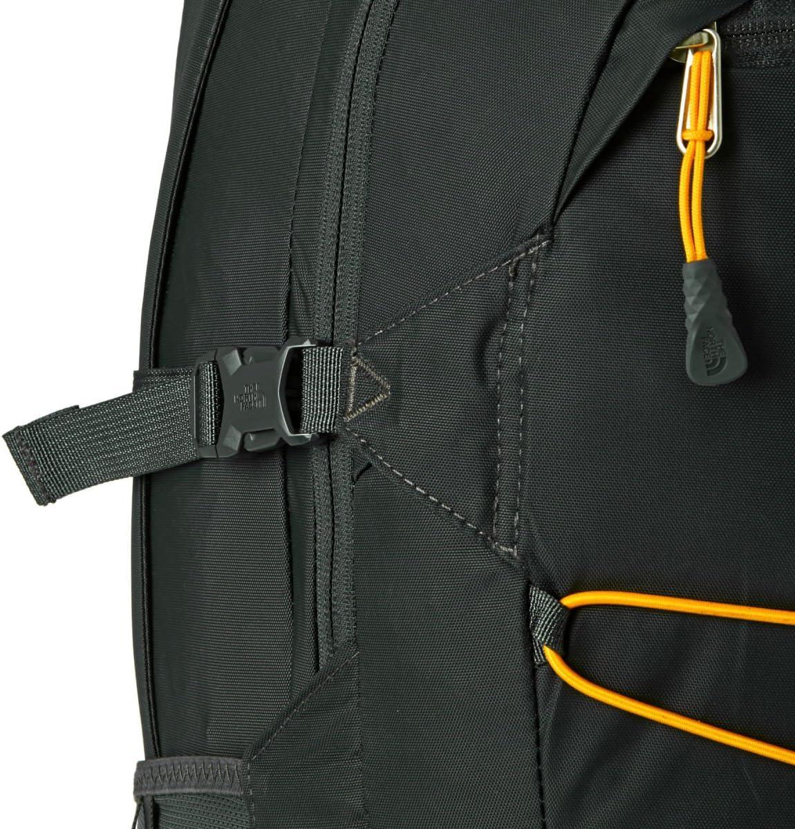 imageThe North Face Borealis Commuter Laptop Backpack Water Repellent Finish 16quot Laptop Sleeve Large Main Compartment for Everyday Carry GravelTNF BlackNPF One SizeCitrus YellowAsphalt Grey