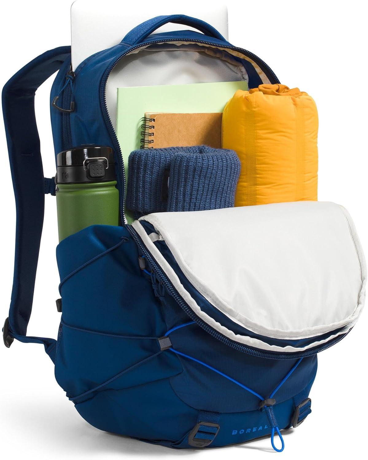 imageThe North Face Borealis Commuter Laptop Backpack Water Repellent Finish 16quot Laptop Sleeve Large Main Compartment for Everyday Carry GravelTNF BlackNPF One SizeEstate BlueHero Blue
