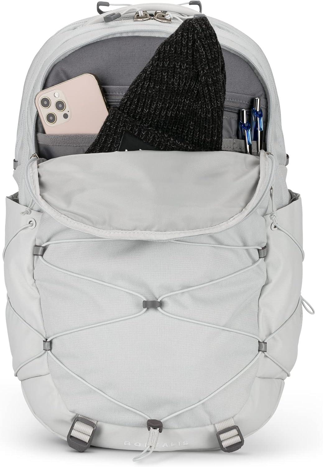 imageThe North Face Borealis Commuter Laptop Backpack Water Repellent Finish 16quot Laptop Sleeve Large Main Compartment for Everyday Carry GravelTNF BlackNPF One SizeTin Grey Dark HeatherTin Grey