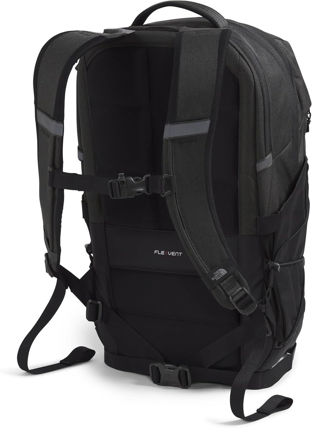 imageThe North Face Borealis Commuter Laptop Backpack Water Repellent Finish 16quot Laptop Sleeve Large Main Compartment for Everyday Carry GravelTNF BlackNPF One SizeAsphalt Grey Light HeatherTnf Blacknpf