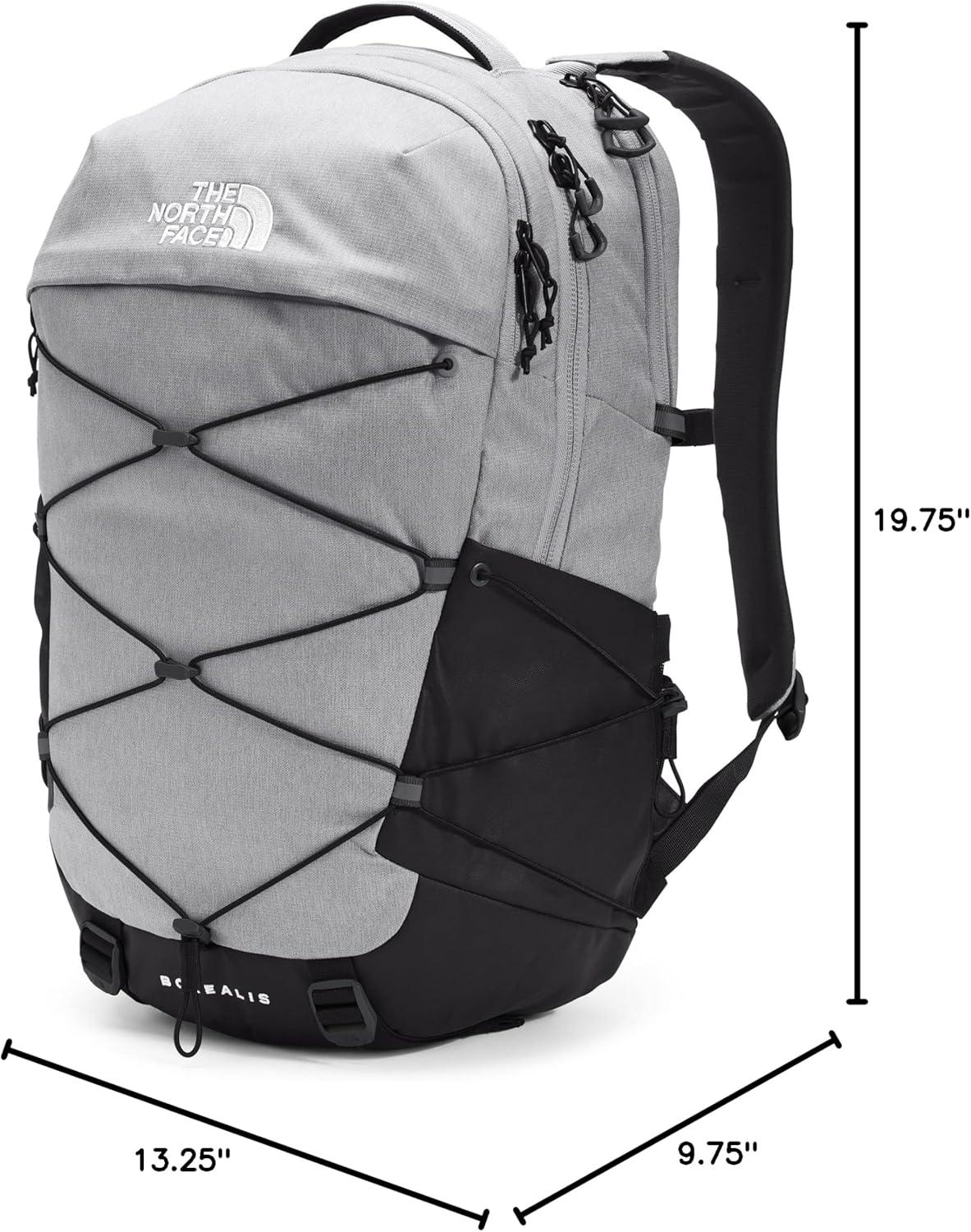 imageThe North Face Borealis Commuter Laptop Backpack Water Repellent Finish 16quot Laptop Sleeve Large Main Compartment for Everyday Carry GravelTNF BlackNPF One SizeMeld Grey Dark HeatherTnf Black