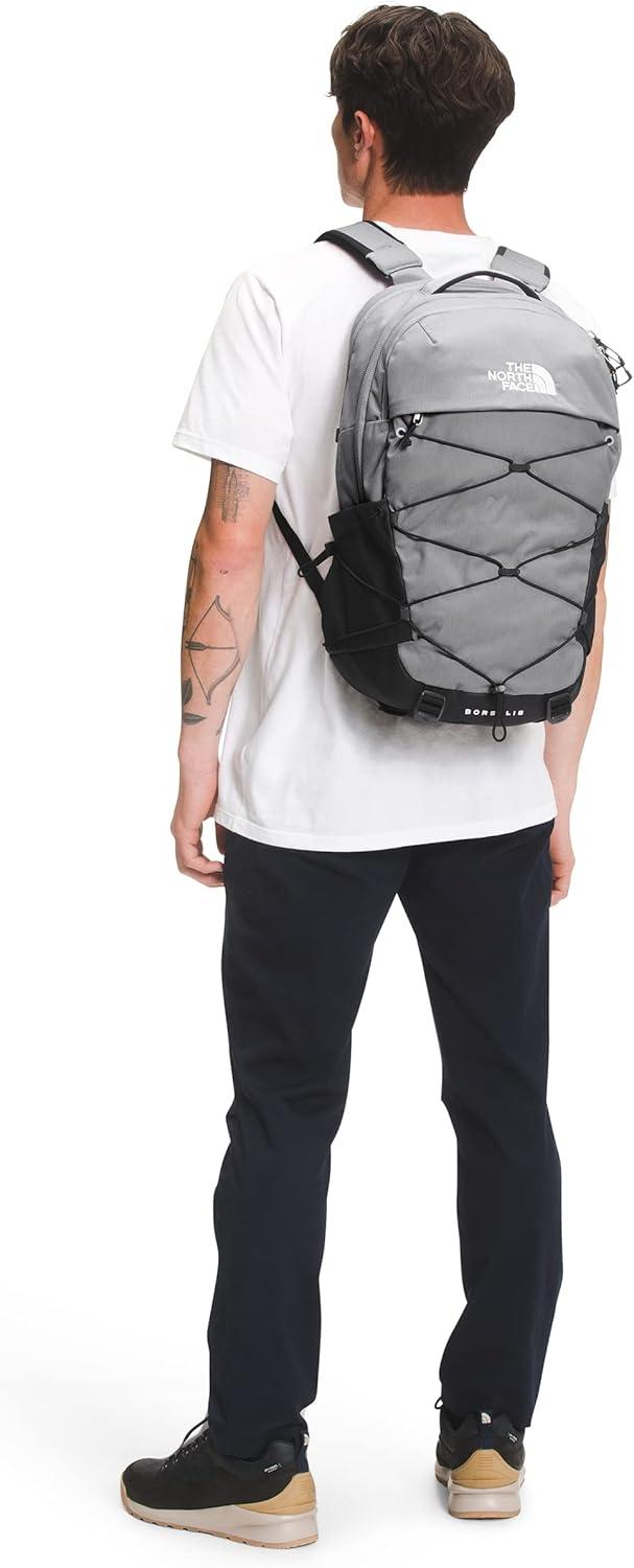 imageThe North Face Borealis Commuter Laptop Backpack Water Repellent Finish 16quot Laptop Sleeve Large Main Compartment for Everyday Carry GravelTNF BlackNPF One SizeMeld Grey Dark HeatherTnf Black