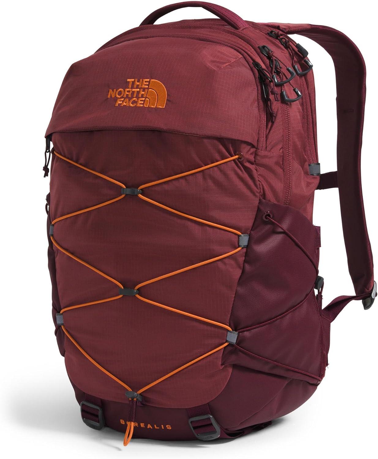 imageThe North Face Borealis Commuter Laptop Backpack Water Repellent Finish 16quot Laptop Sleeve Large Main Compartment for Everyday Carry GravelTNF BlackNPF One SizeSumacIron Bronze