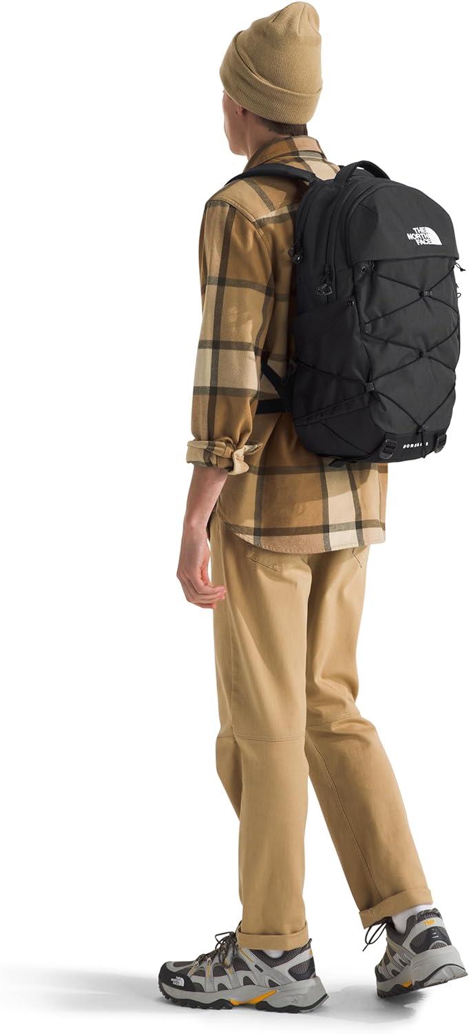 imageThe North Face Borealis Commuter Laptop Backpack Water Repellent Finish 16quot Laptop Sleeve Large Main Compartment for Everyday Carry GravelTNF BlackNPF One SizeAsphalt Grey Light HeatherTnf Blacknpf