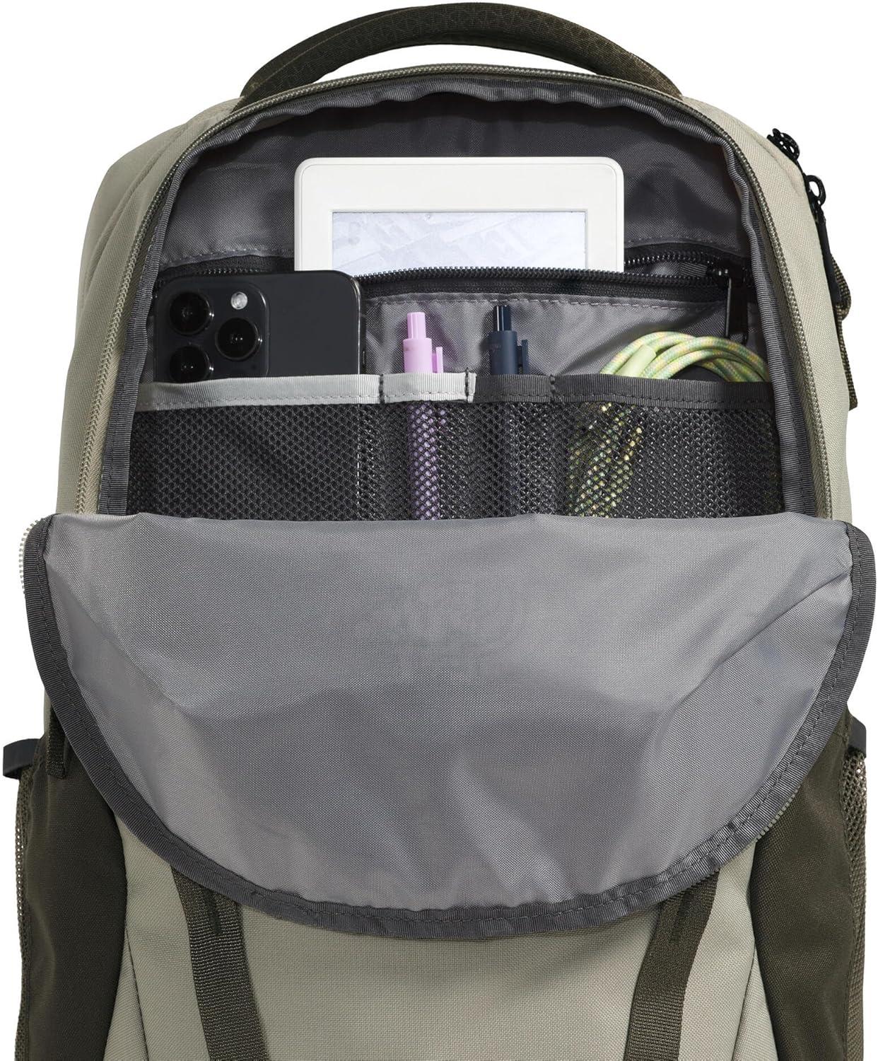 imageThe North Face Borealis Commuter Laptop Backpack Water Repellent Finish 16quot Laptop Sleeve Large Main Compartment for Everyday Carry GravelTNF BlackNPF One SizeClay GreyNew Taupe Green