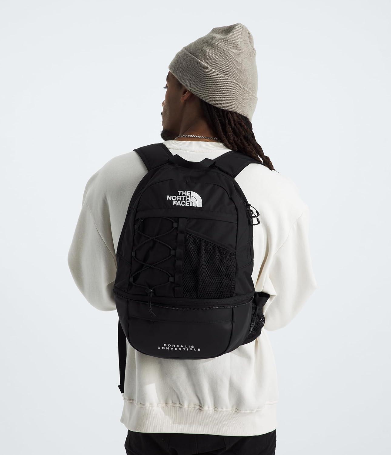 imageThe North Face Borealis Convertible Pack Commuter Laptop Backpack with Removable Lumbar Pack Water Repellent Finish TNF BlueTNF Black One SizeTnf BlackTnf Black