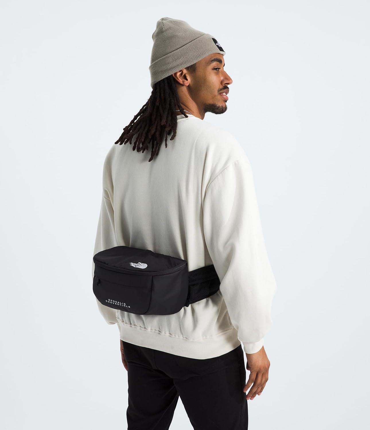 imageThe North Face Borealis Convertible Pack Commuter Laptop Backpack with Removable Lumbar Pack Water Repellent Finish TNF BlueTNF Black One SizeTnf BlackTnf Black