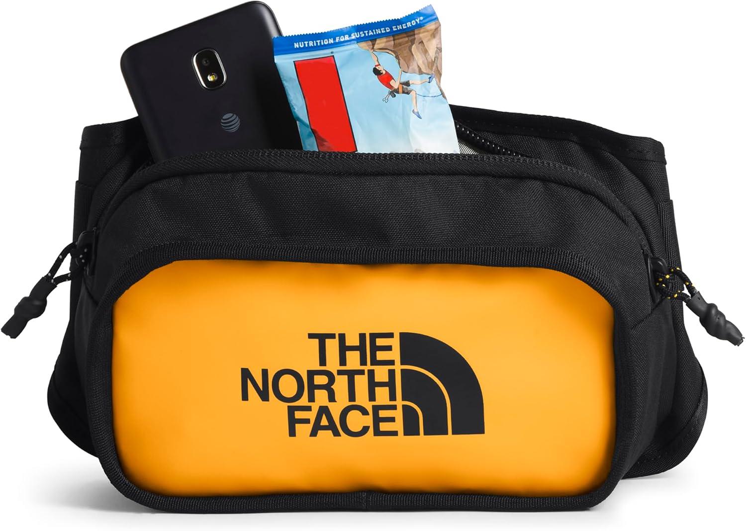 imageThe North Face Explore Hip Fanny Pack Crossbody Sling with Water Repellent Finish 3 Liters Adjustable Strap TNF BlackTNF WhiteNPF One SizeSummit GoldTNF BlackNPF