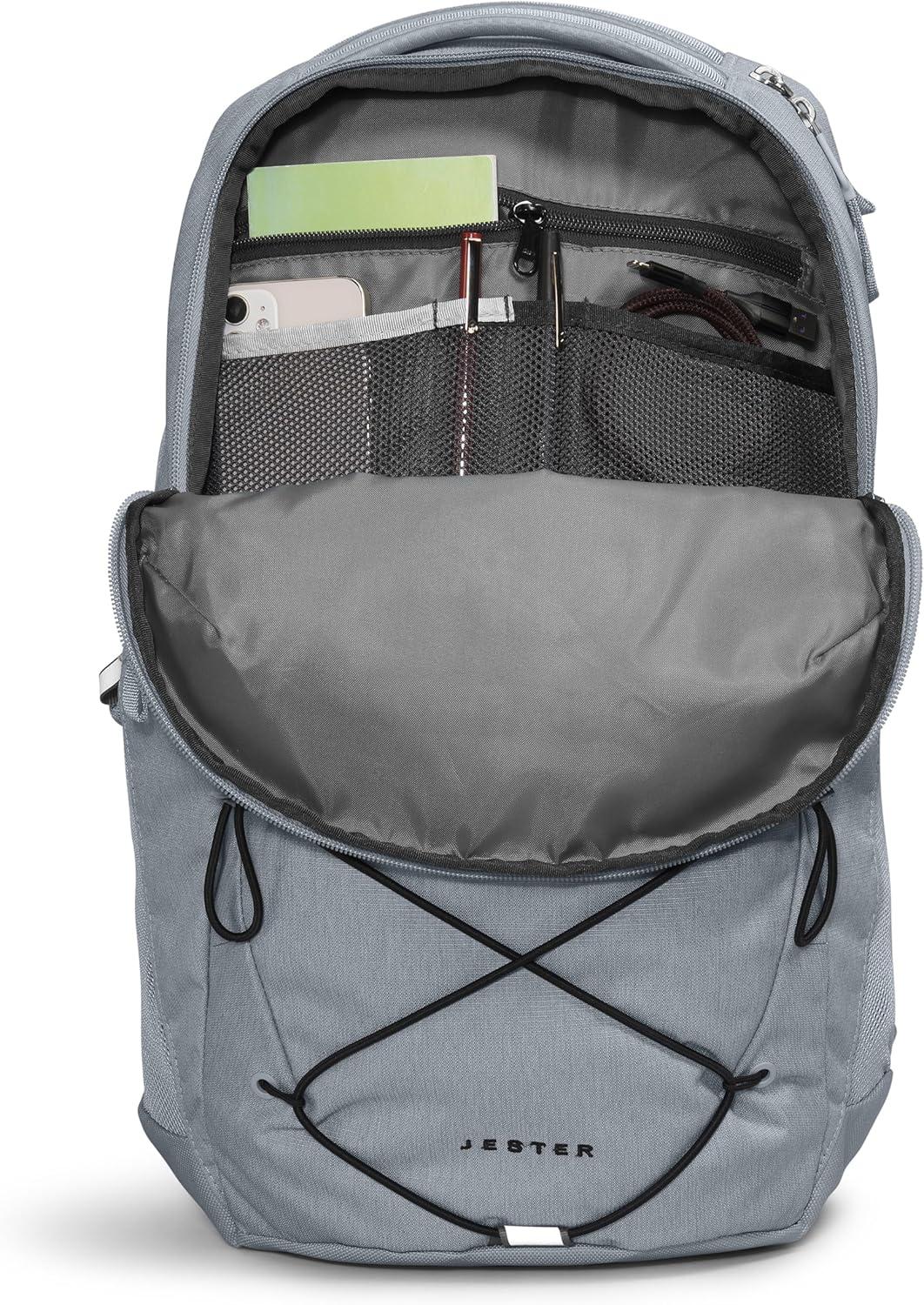 imageThe North Face Jester Everyday Laptop Backpack Commuter Daypack with Water Repellent Finish 16quot Laptop Sleeve Huge Main Compartment Khaki StoneForest Olive One SizeMid Grey Dark HeatherTnf Blacknpf