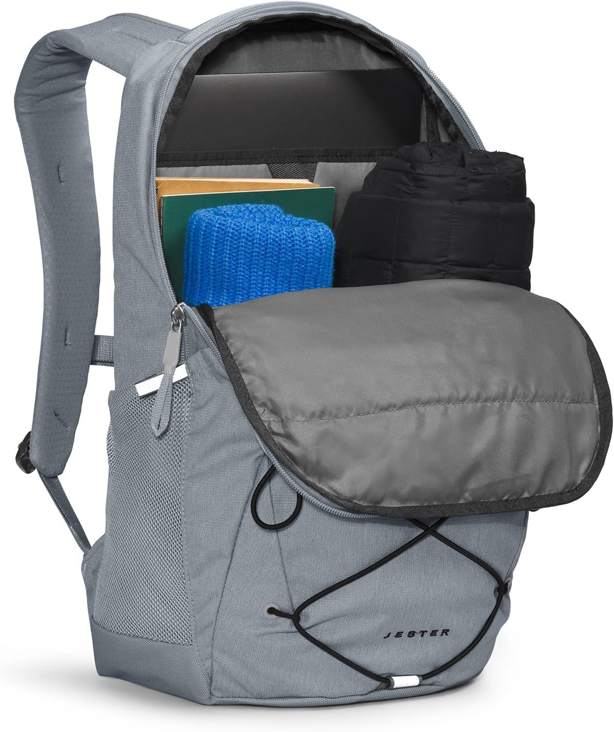 imageThe North Face Jester Everyday Laptop Backpack Commuter Daypack with Water Repellent Finish 16quot Laptop Sleeve Huge Main Compartment Khaki StoneForest Olive One SizeMid Grey Dark HeatherTnf Blacknpf
