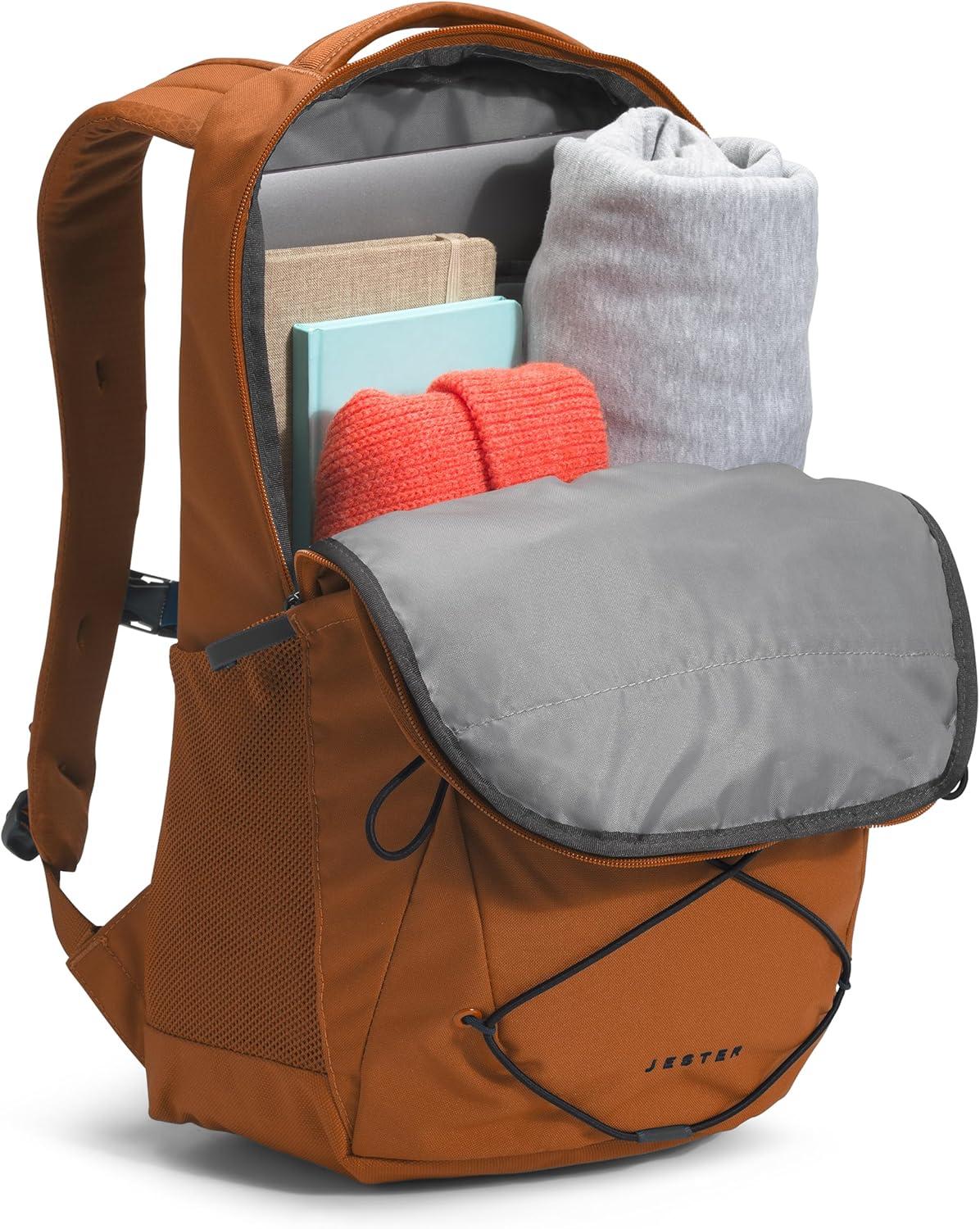 imageThe North Face Jester Everyday Laptop Backpack Commuter Daypack with Water Repellent Finish 16quot Laptop Sleeve Huge Main Compartment Khaki StoneForest Olive One SizeLeather BrownTnf Blacknpf