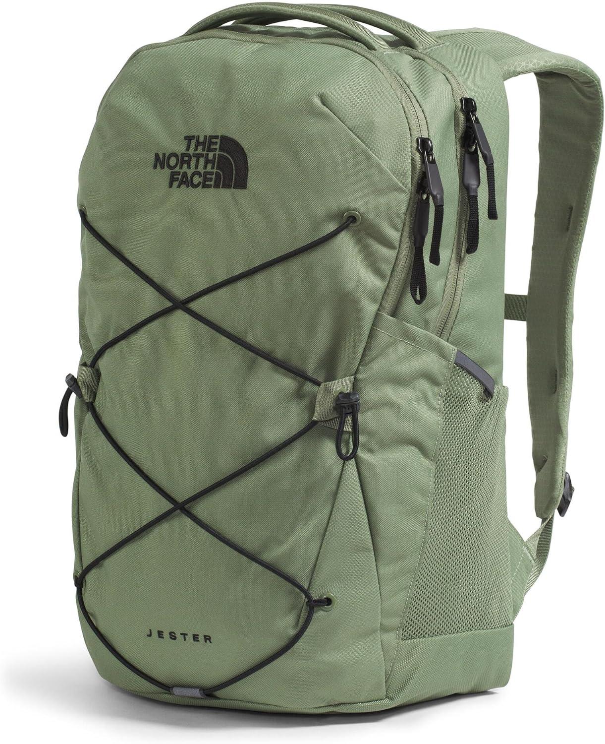 imageThe North Face Jester Everyday Laptop Backpack Commuter Daypack with Water Repellent Finish 16quot Laptop Sleeve Huge Main Compartment Khaki StoneForest Olive One SizeBark MistTnf Black