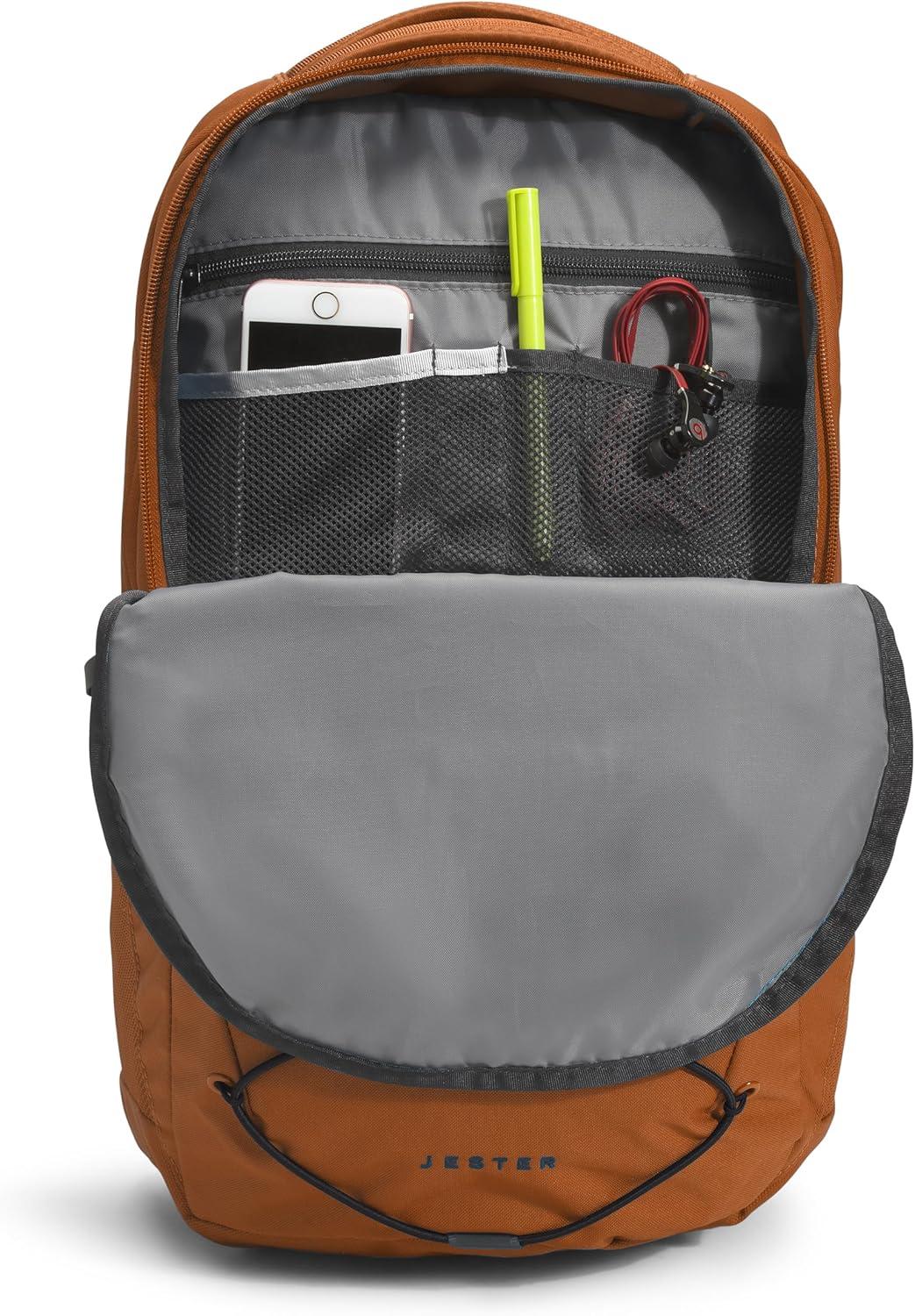 imageThe North Face Jester Everyday Laptop Backpack Commuter Daypack with Water Repellent Finish 16quot Laptop Sleeve Huge Main Compartment Khaki StoneForest Olive One SizeLeather BrownTnf Blacknpf