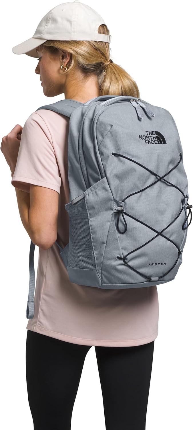 imageThe North Face Jester Everyday Laptop Backpack Commuter Daypack with Water Repellent Finish 16quot Laptop Sleeve Huge Main Compartment Khaki StoneForest Olive One SizeMid Grey Dark HeatherTnf Blacknpf
