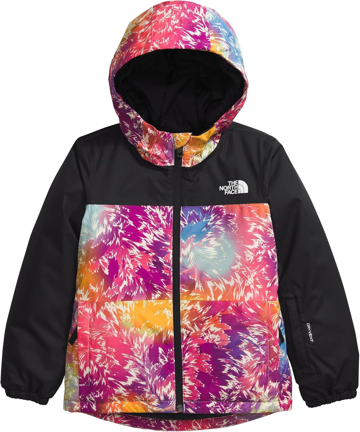 imageThe North Face Kids Freedom Insulated JacketRadiant Poppy Blowing Wind Print