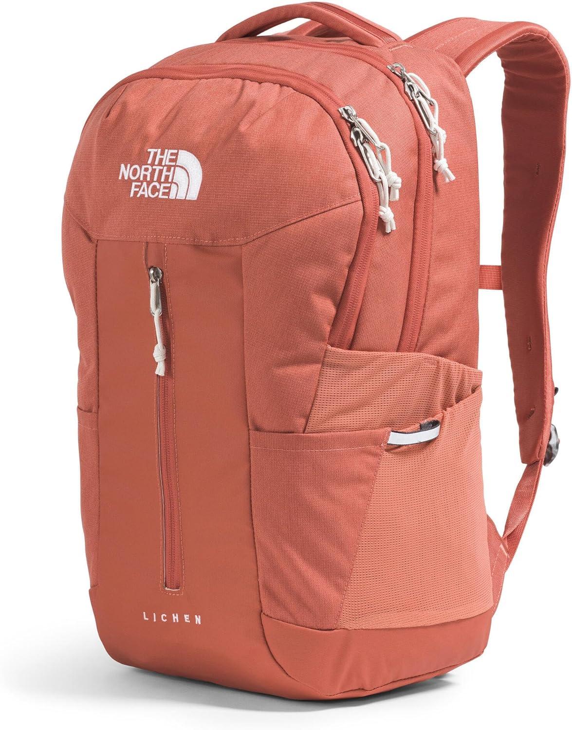 imageThe North Face Lichen Daypack Everyday Commuter Backpack 16quot Laptop Sleeve Water Bottle Pockets Center Front Vertical Zipper Pouch Mars Dust Dark HeatherMars Dust One SizeMars Dust Dark HeatherMars Dust