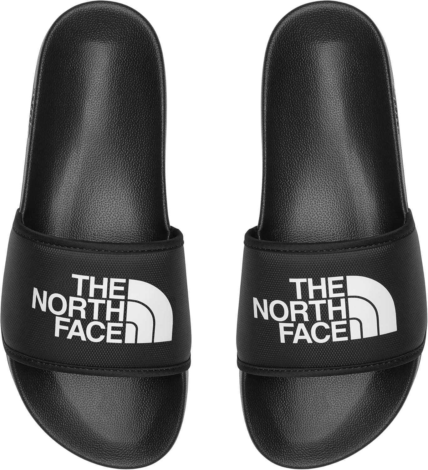 imageThe North Face Mens Base Camp Slide III Sandal Highly Cushioned Durable TPU Strap ampamp Rubber Outsole TNF BlackTNF White 9