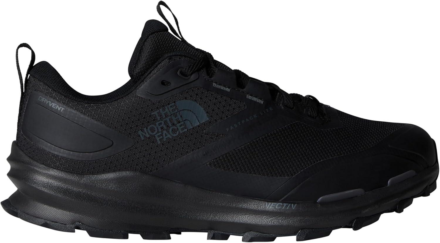 imageThe North Face Mens Vectiv Fastpack Lite Waterproof Hiking Shoe Rubber Outsole ampamp Molded TPU Toe CapTnf BlackAnthracite Grey