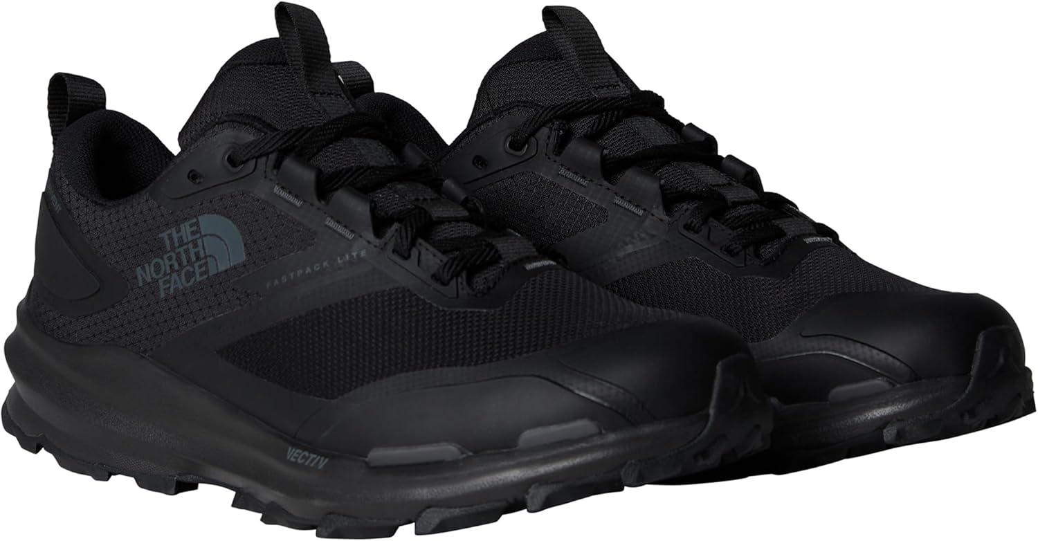 imageThe North Face Mens Vectiv Fastpack Lite Waterproof Hiking Shoe Rubber Outsole ampamp Molded TPU Toe CapTnf BlackAnthracite Grey