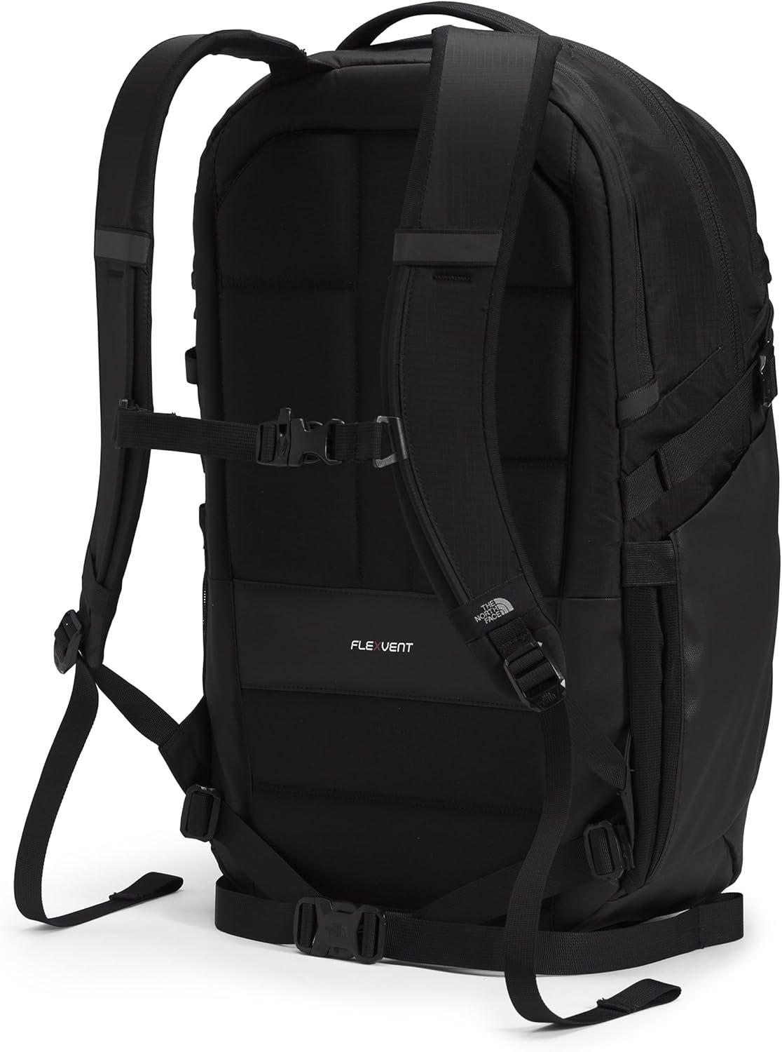 imageThe North Face Router Everyday Laptop Backpack Daypack with Water Repellent Finish 17quot Laptop Sleeve Reflective Details Asphalt Grey Light HeatherTNF BlackNPF One SizeTnf BlackTnf Black