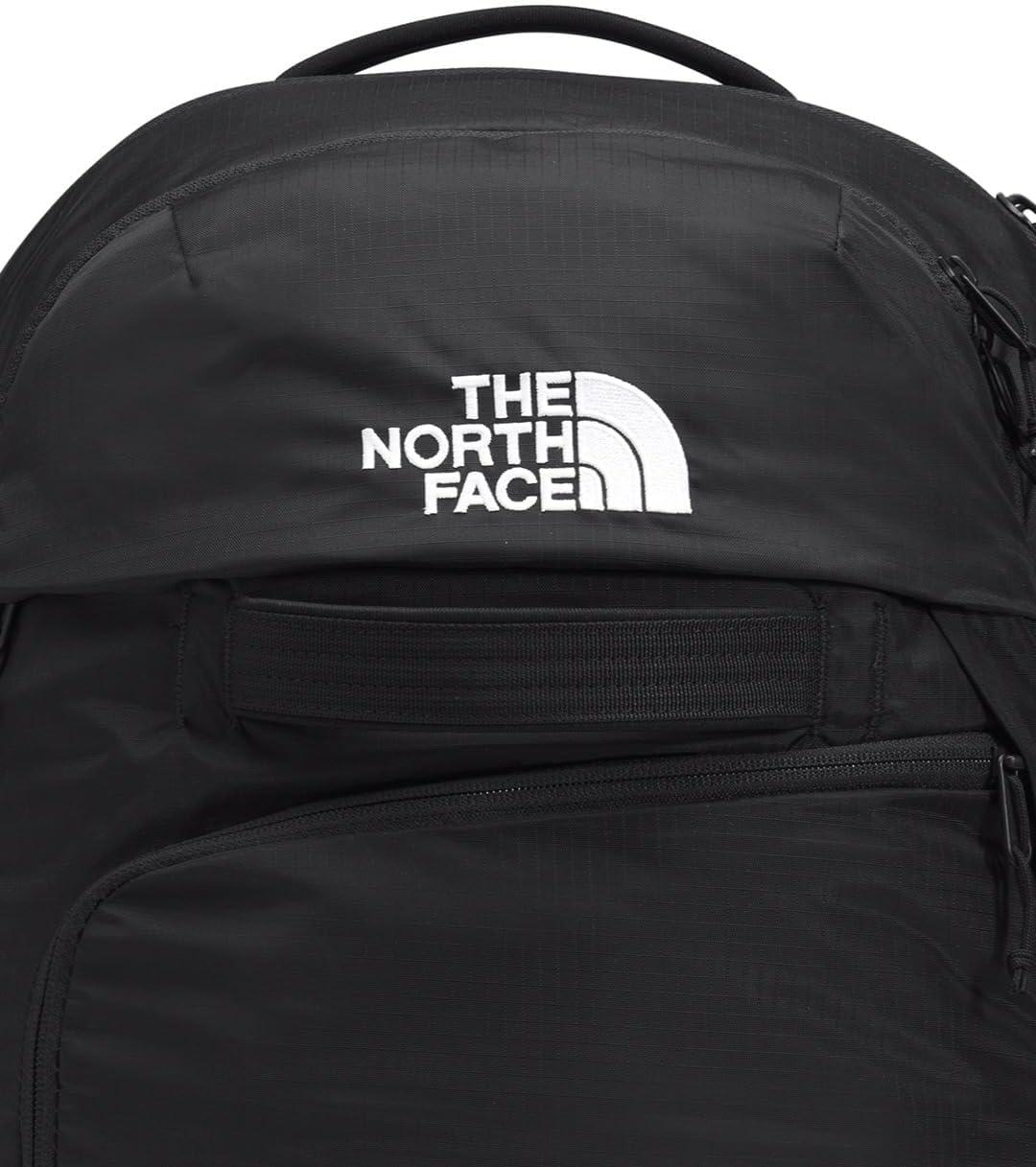 imageThe North Face Router Everyday Laptop Backpack Daypack with Water Repellent Finish 17quot Laptop Sleeve Reflective Details Asphalt Grey Light HeatherTNF BlackNPF One SizeTnf BlackTnf Black