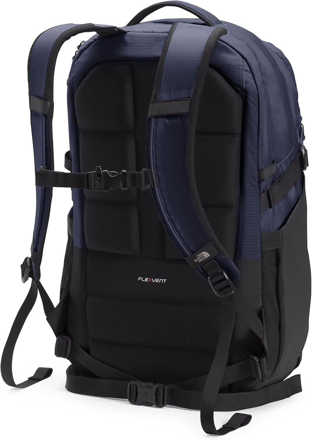 imageThe North Face Router Everyday Laptop Backpack Daypack with Water Repellent Finish 17quot Laptop Sleeve Reflective Details Asphalt Grey Light HeatherTNF BlackNPF One SizeTnf NavyTnf Black