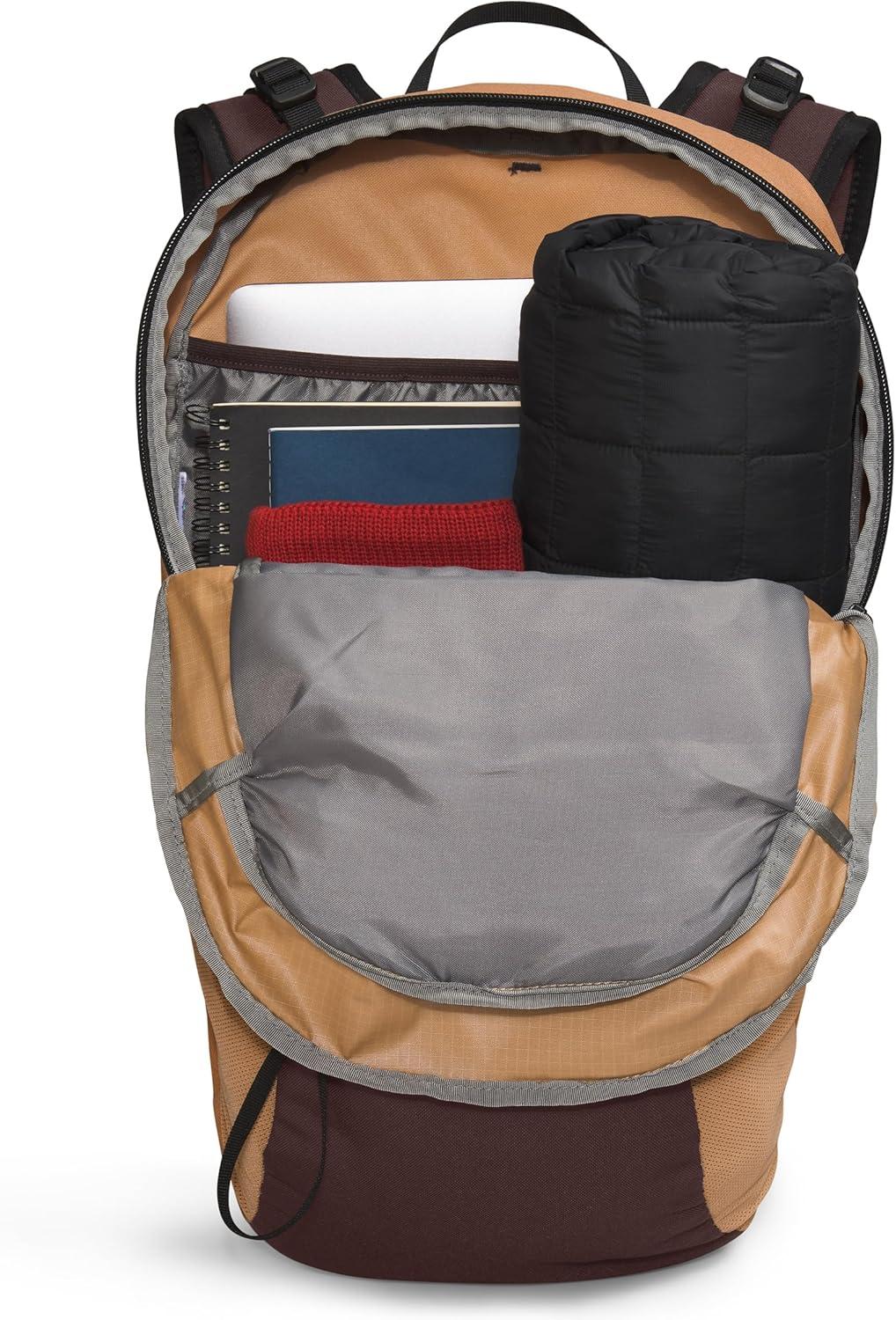 imageThe North Face Router Everyday Laptop Backpack Daypack with Water Repellent Finish 17quot Laptop Sleeve Reflective Details Asphalt Grey Light HeatherTNF BlackNPF One SizeAlmond ButterCoalbrown