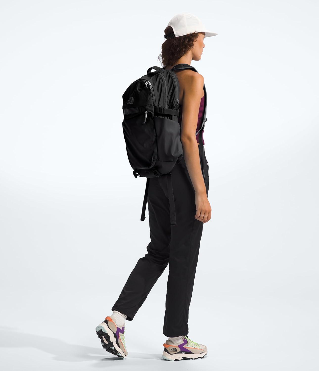imageThe North Face Router Everyday Laptop Backpack Daypack with Water Repellent Finish 17quot Laptop Sleeve Reflective Details Asphalt Grey Light HeatherTNF BlackNPF One SizeTnf BlackTnf Blacknpf