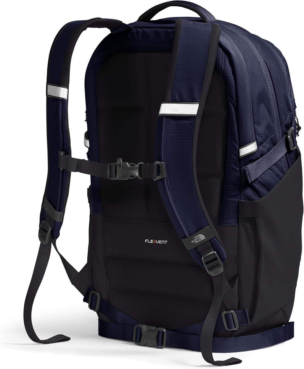 imageThe North Face Router Everyday Laptop Backpack Daypack with Water Repellent Finish 17quot Laptop Sleeve Reflective Details Asphalt Grey Light HeatherTNF BlackNPF One SizeTnf NavyTnf Blacknpf