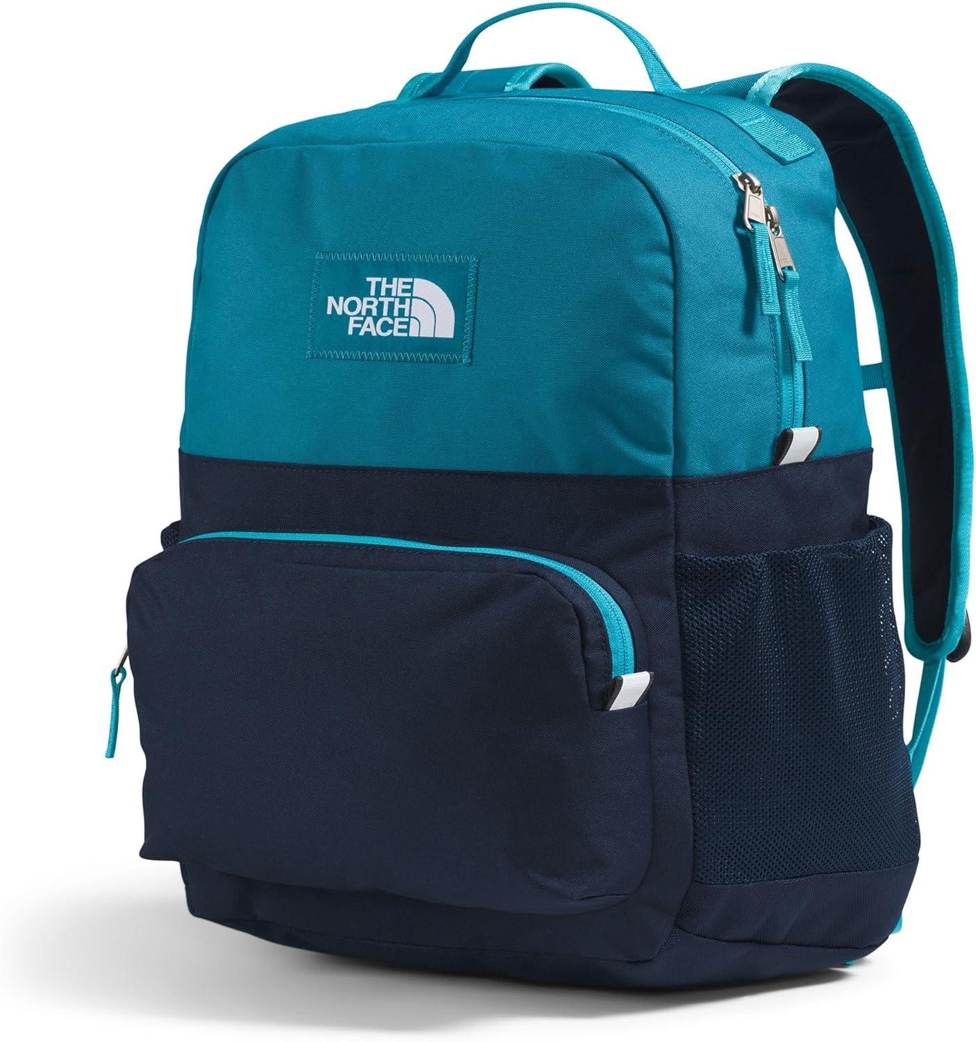 imageThe North Face Teen Chuckwalla Daypack Travel Backpack with 16quot Laptop Sleeve Reflective Safety Details Adjustable Sternum Strap Slate MossBark Mist One SizeDusk BlueSummit Navy