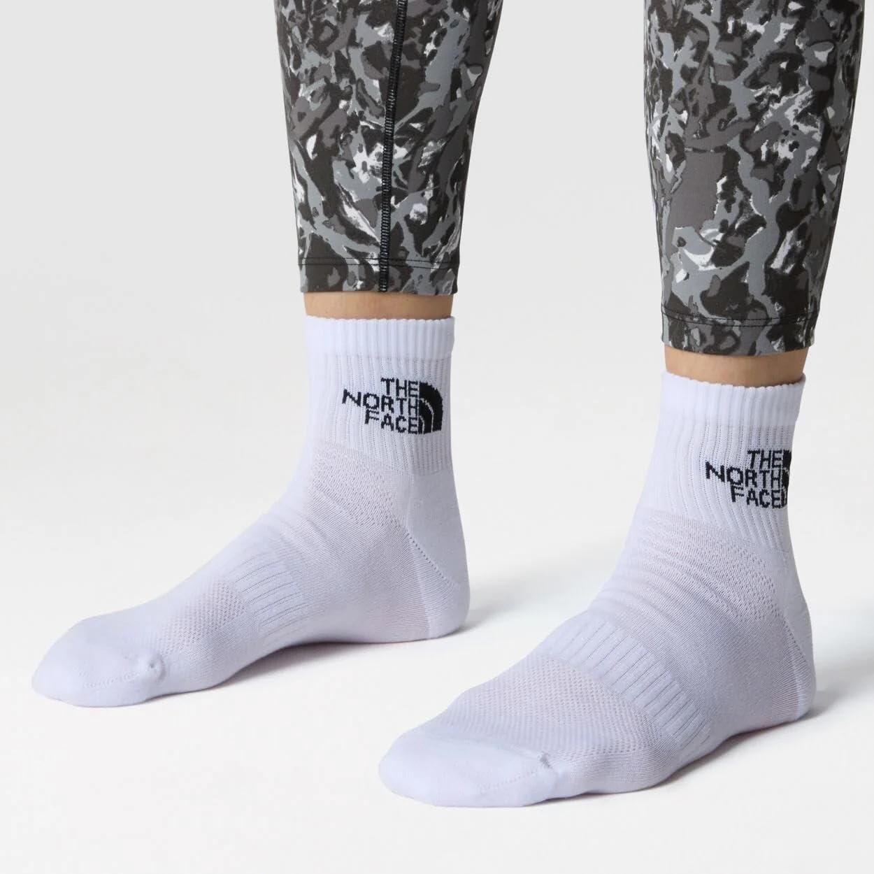 imageThe North Face Unisex Multisport Cush Quarter SockBlack Assorted
