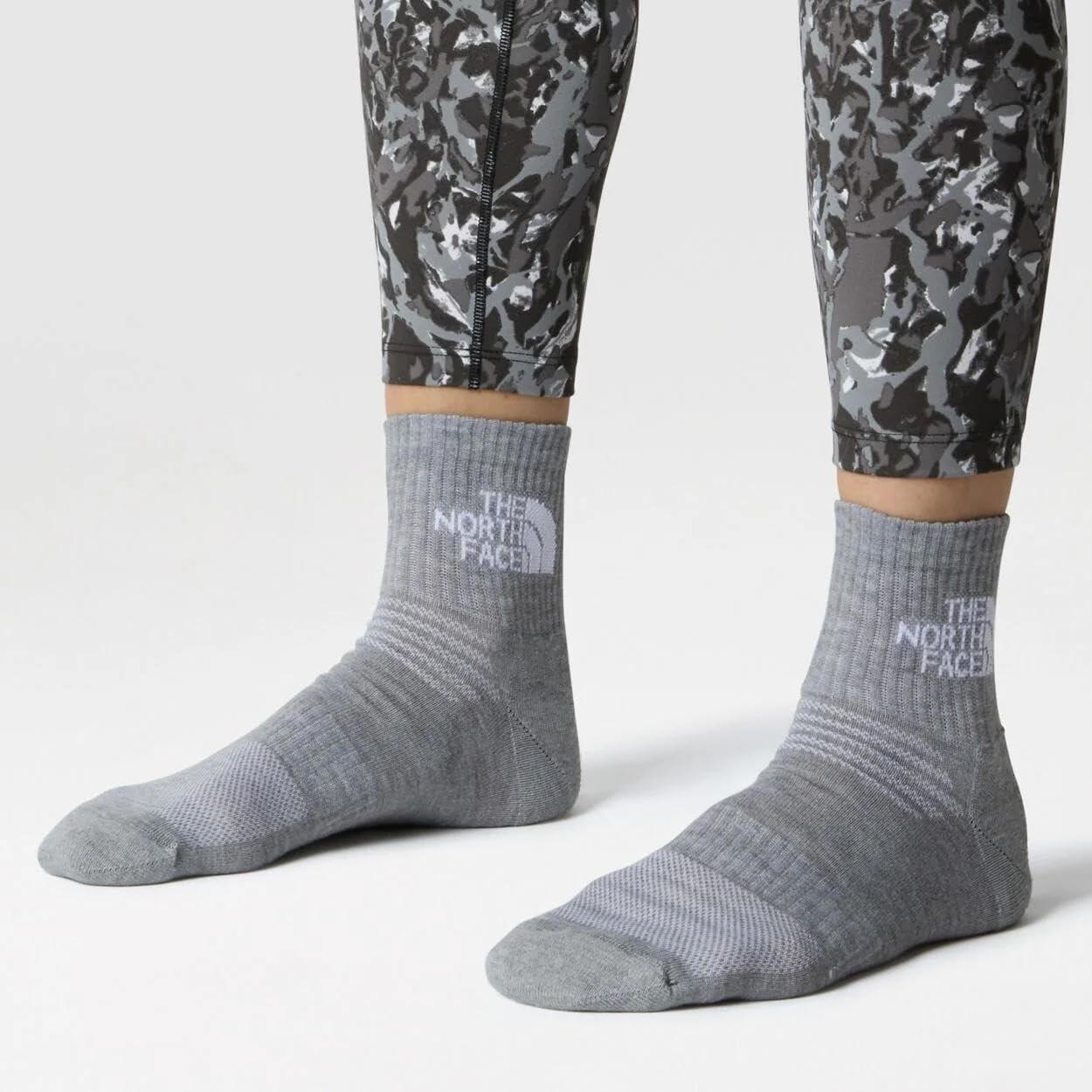 imageThe North Face Unisex Multisport Cush Quarter SockBlack Assorted
