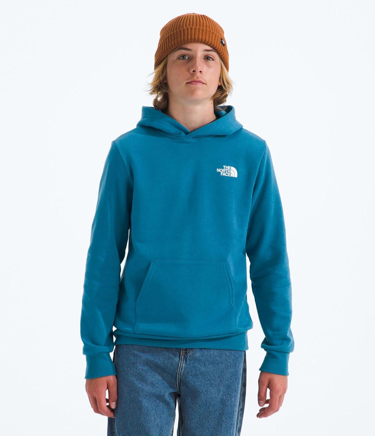 imageThe North Face Unisexchild Evolution Box Logo Nse Pullover HoodieDusk Blue