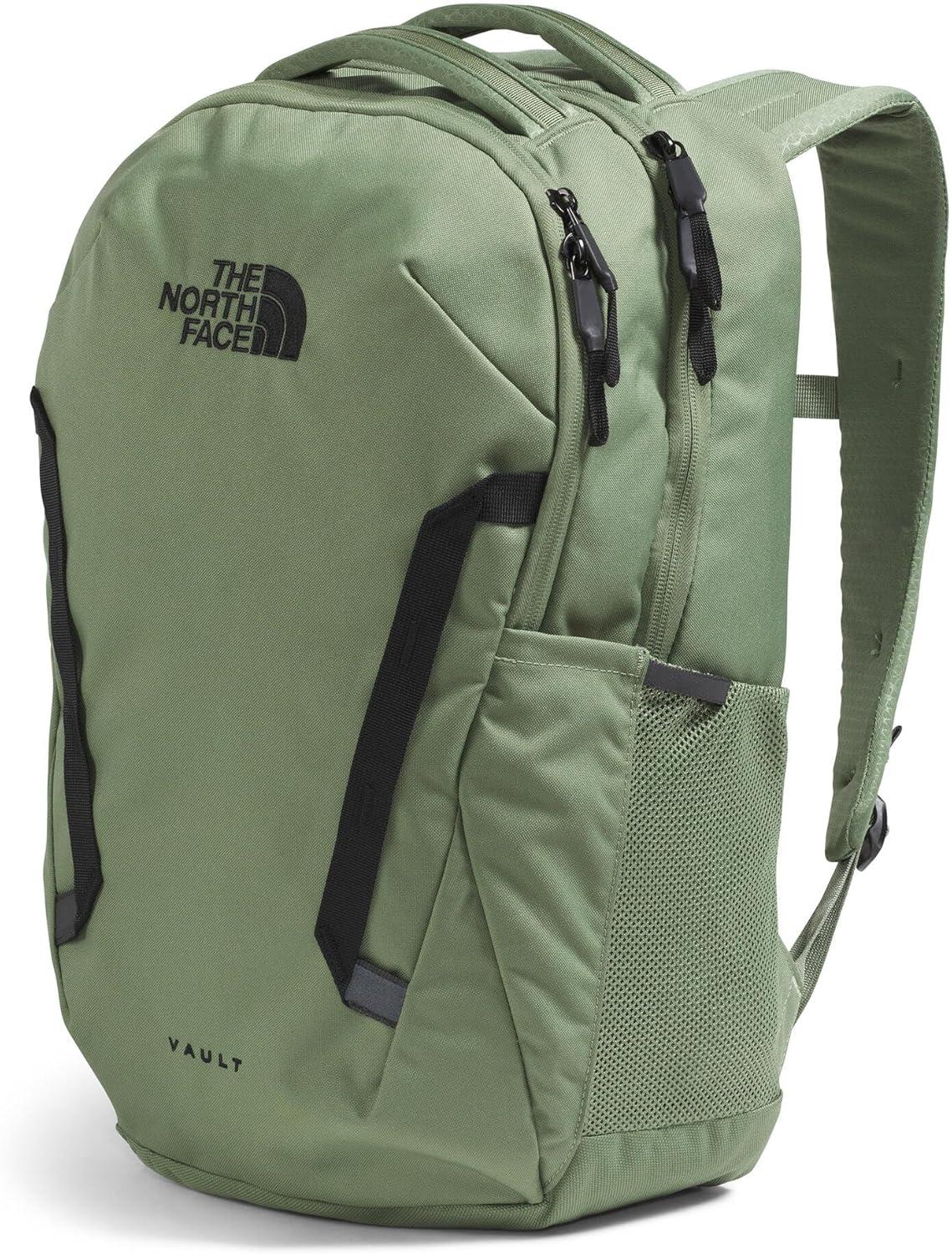 imageThe North Face Vault Everyday Laptop Backpack Commuter Travel Bag with WaterRepellent Finish Spacious Main Compartment TNF BlackNPF One SizeBark MistTnf Black