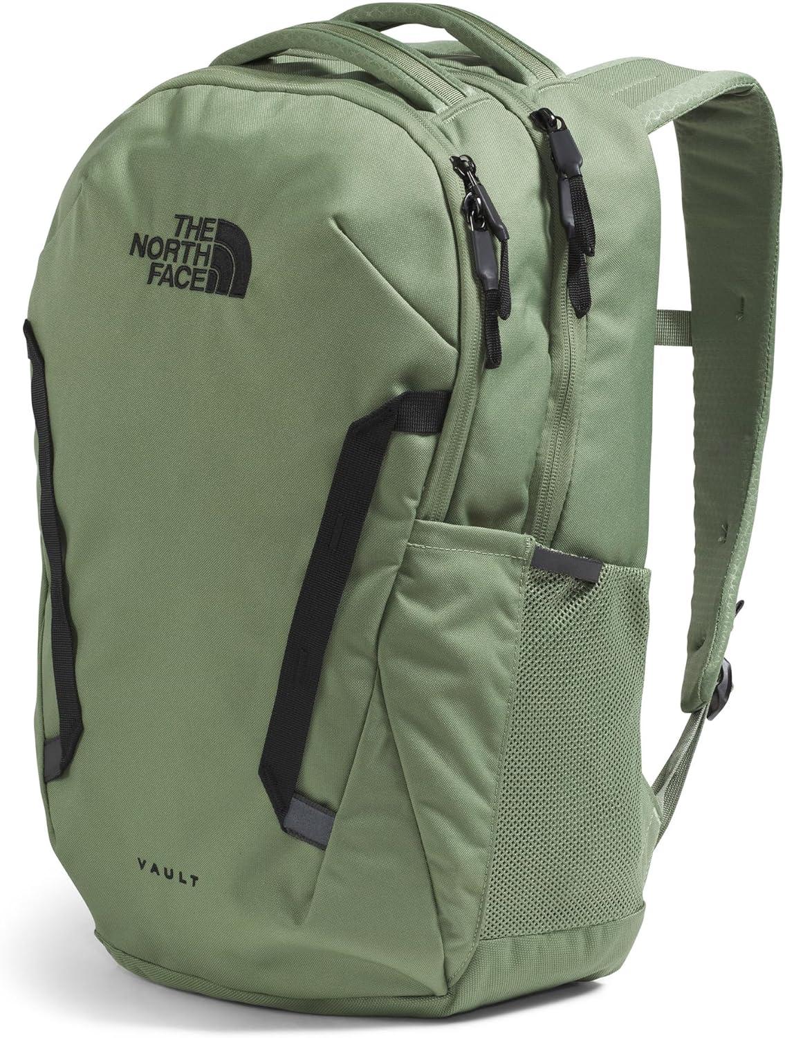 imageThe North Face Vault Everyday Laptop Backpack Commuter Travel Bag with WaterRepellent Finish Spacious Main Compartment TNF BlackNPF One SizeBark MistTnf Black