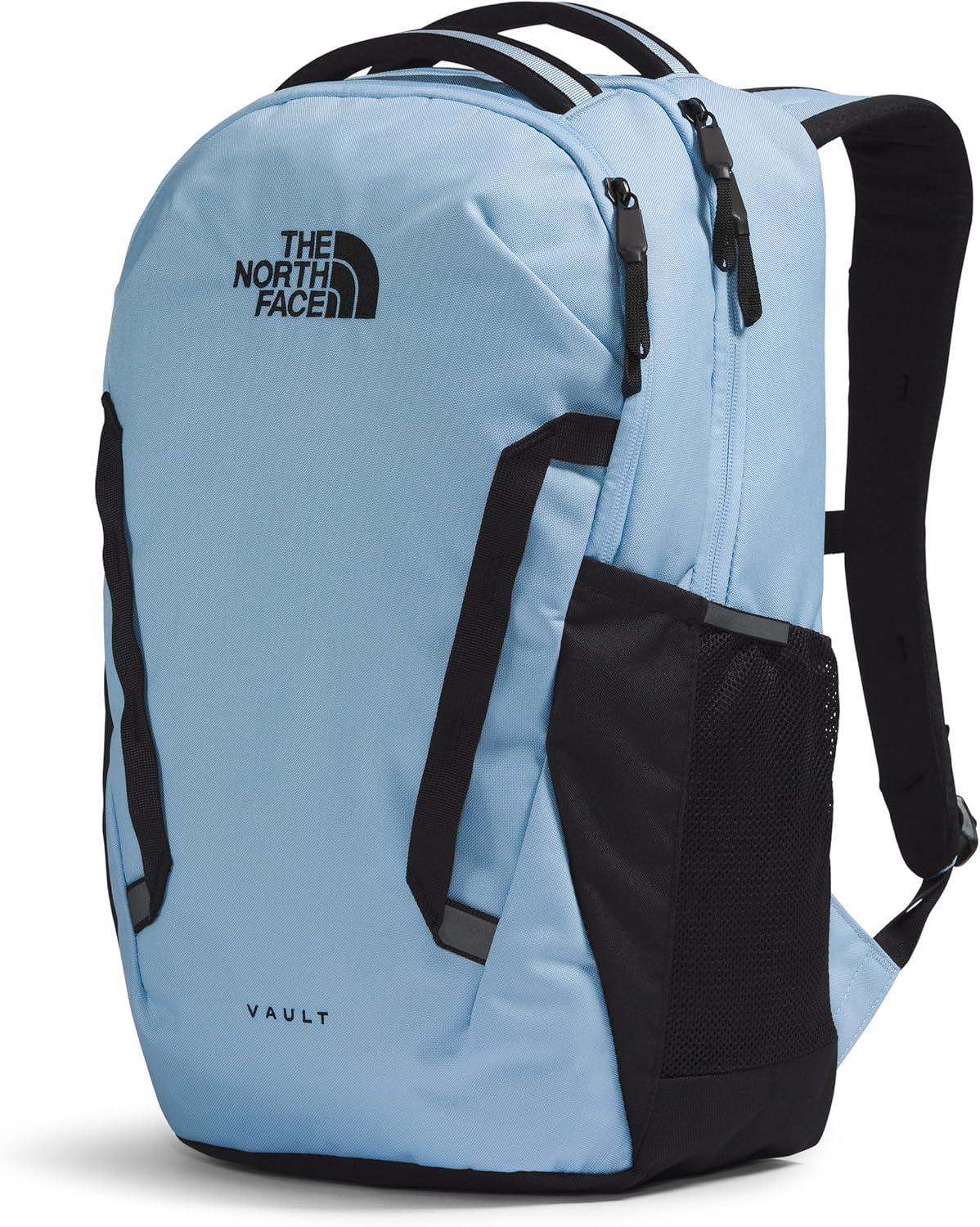 imageThe North Face Vault Everyday Laptop Backpack Commuter Travel Bag with WaterRepellent Finish Spacious Main Compartment TNF BlackNPF One SizeSteel BlueTnf Black