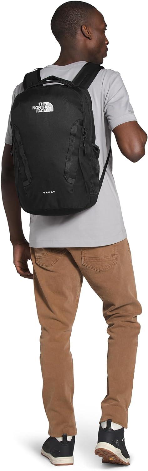 imageThe North Face Vault Everyday Laptop Backpack Commuter Travel Bag with WaterRepellent Finish Spacious Main Compartment TNF BlackNPF One SizeTnf Blacknpf