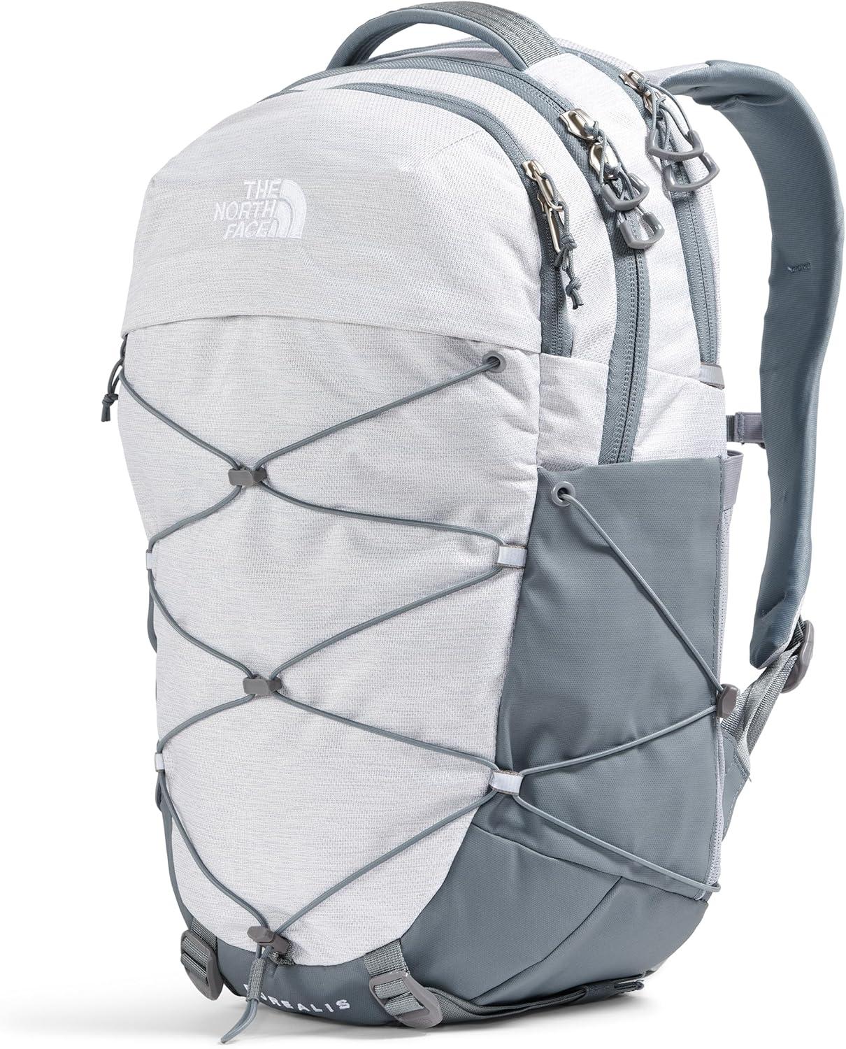 imageThe North Face Womens Borealis Commuter Laptop Backpack Everyday Travel Bag with 16quot Laptop Sleeve WomenSpecific Fit Reflective Details TNF BlackTNF WhiteNPF One SizeTnf White Metallic MlangeMid Greynpf