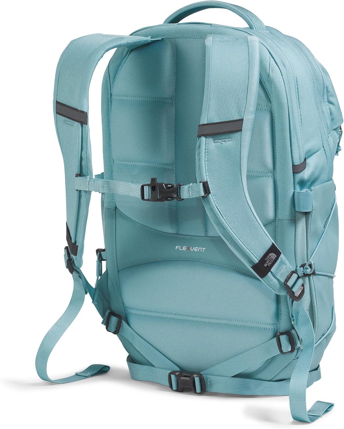 imageThe North Face Womens Borealis Commuter Laptop Backpack Everyday Travel Bag with 16quot Laptop Sleeve WomenSpecific Fit Reflective Details TNF BlackTNF WhiteNPF One SizeBlue Eclipse Light HeatherBlue Eclipse