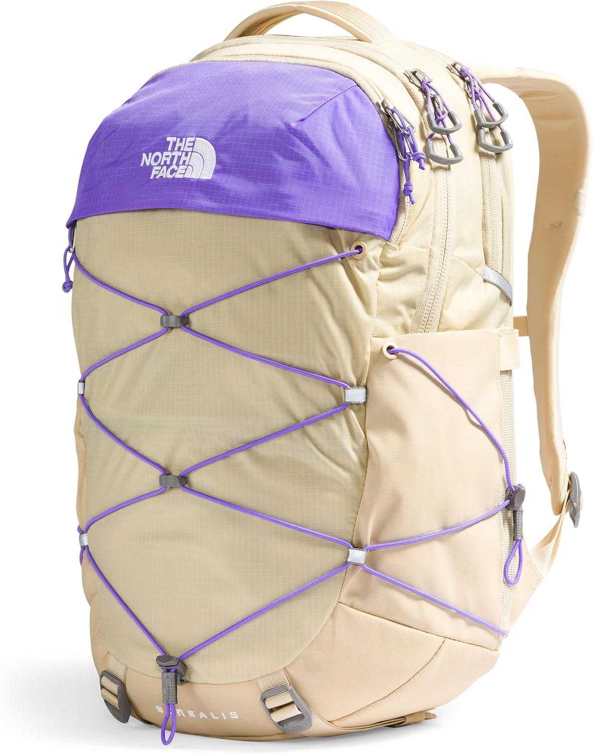 imageThe North Face Womens Borealis Commuter Laptop Backpack Everyday Travel Bag with 16quot Laptop Sleeve WomenSpecific Fit Reflective Details TNF BlackTNF WhiteNPF One SizeGravelOptic Violet