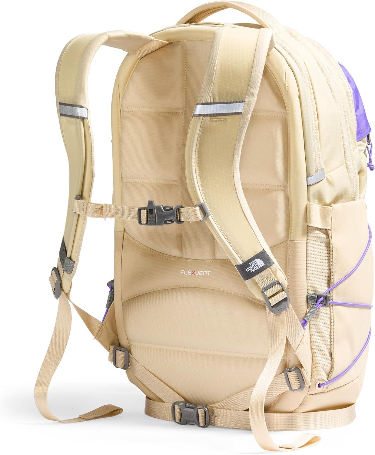 imageThe North Face Womens Borealis Commuter Laptop Backpack Everyday Travel Bag with 16quot Laptop Sleeve WomenSpecific Fit Reflective Details TNF BlackTNF WhiteNPF One SizeGravelOptic Violet