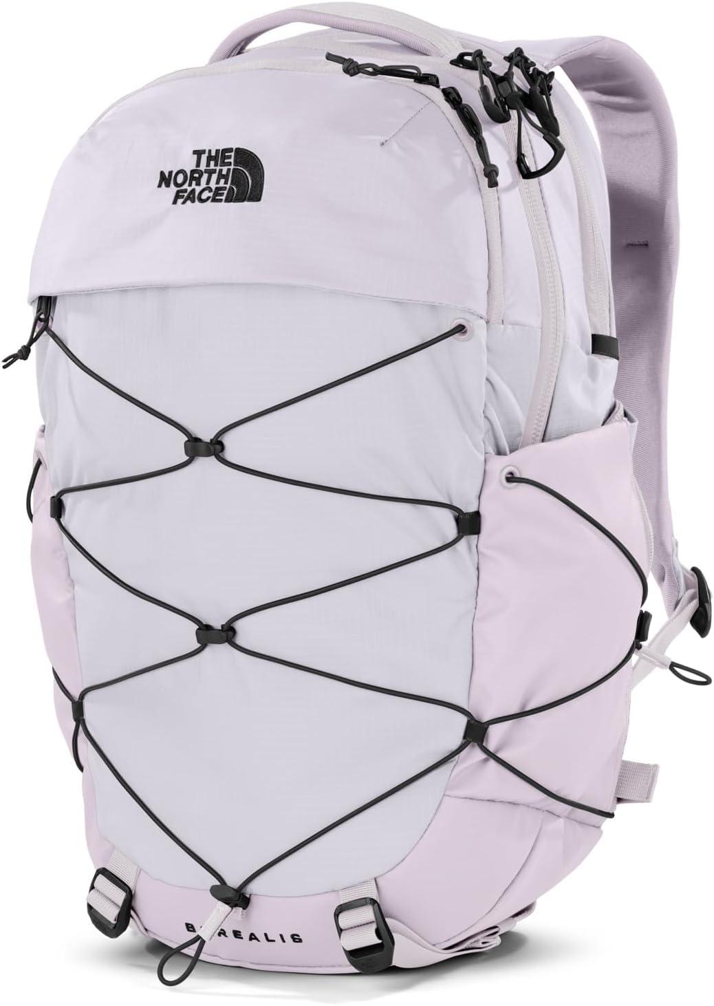 imageThe North Face Womens Borealis Commuter Laptop Backpack Everyday Travel Bag with 16quot Laptop Sleeve WomenSpecific Fit Reflective Details TNF BlackTNF WhiteNPF One SizeLavender FogTnf Black