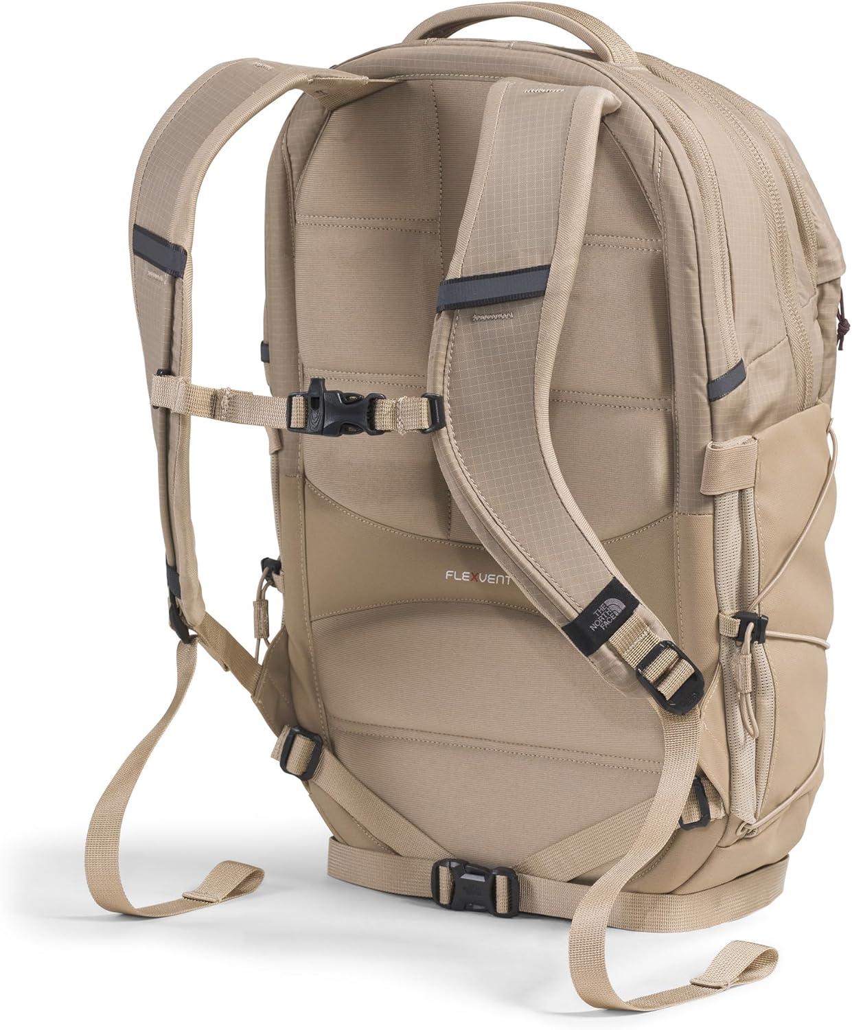 imageThe North Face Womens Borealis Commuter Laptop Backpack Everyday Travel Bag with 16quot Laptop Sleeve WomenSpecific Fit Reflective Details TNF BlackTNF WhiteNPF One SizeMushroom GreyTawny Quartz