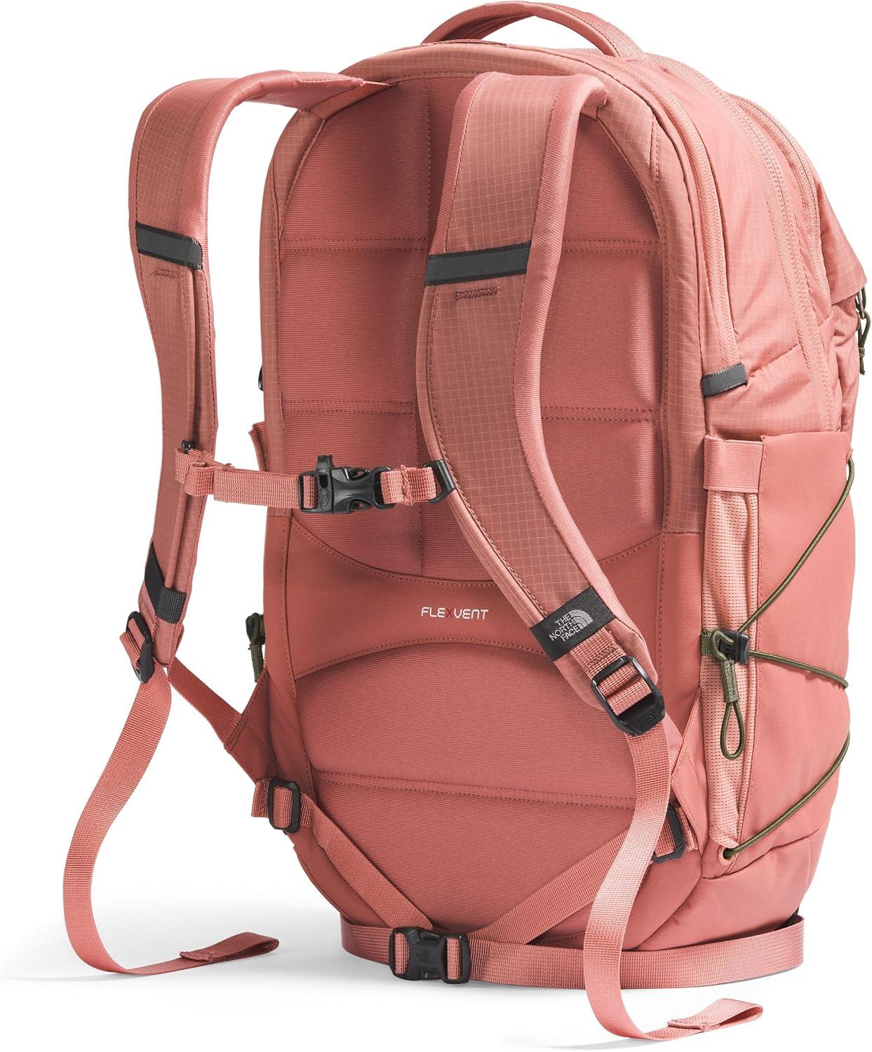 imageThe North Face Womens Borealis Commuter Laptop Backpack Everyday Travel Bag with 16quot Laptop Sleeve WomenSpecific Fit Reflective Details TNF BlackTNF WhiteNPF One SizeLight MahoganyNew Taupe Green