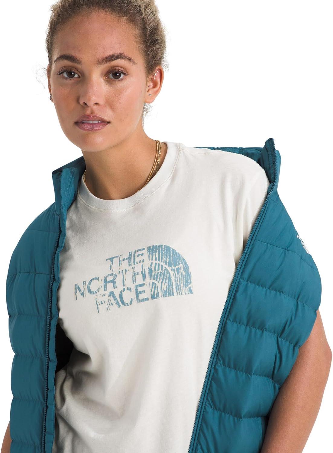 imageThe North Face Womens Evolution Regenerative Ink Half Dome ShortSleeve TeeWhite Dune