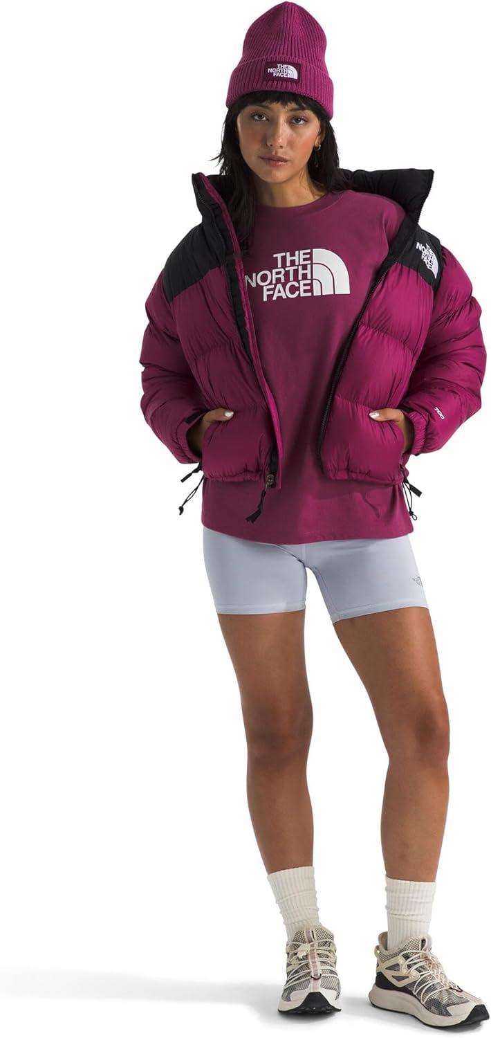 imageThe North Face Womens Evolution Short Sleeve Half Dome TeeCyber BerryTnf White