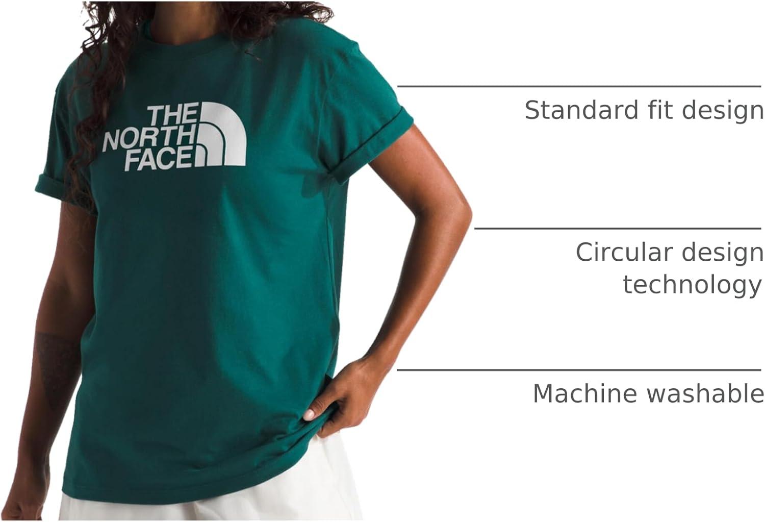 imageThe North Face Womens Evolution Short Sleeve Half Dome TeeDeep NoriTnf White