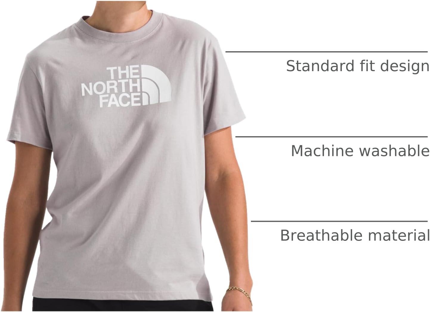 imageThe North Face Womens Evolution Short Sleeve Half Dome TeeMoonstone GreyTnf White